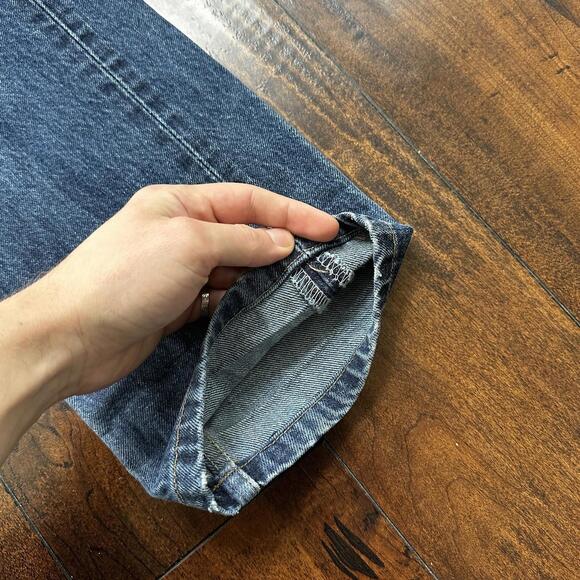 Vintage 90s Levis 501 29x34 USA Blue Denim Jeans Act 27x29 Med Wash Custom Bee - Picture 5 of 16